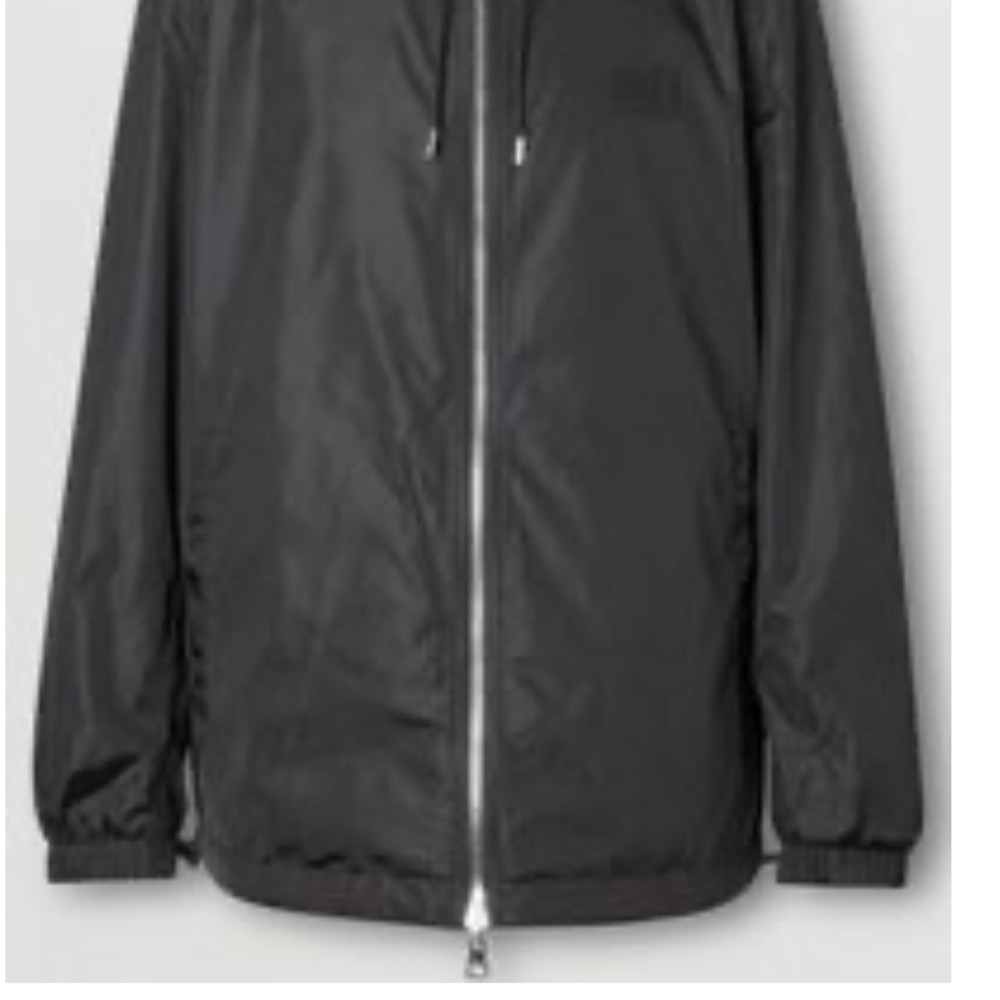Burberry Black Windbreaker Jacket